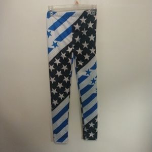 Golden women's leggings